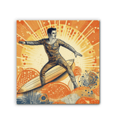 Surfing 1 08 Wrapped Canvas - Beyond T-shirts